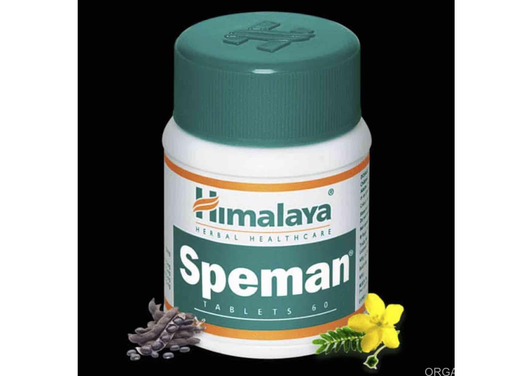 Himalaya Speman 60 tablets bottle for male fertility and sperm count - Organics UG
