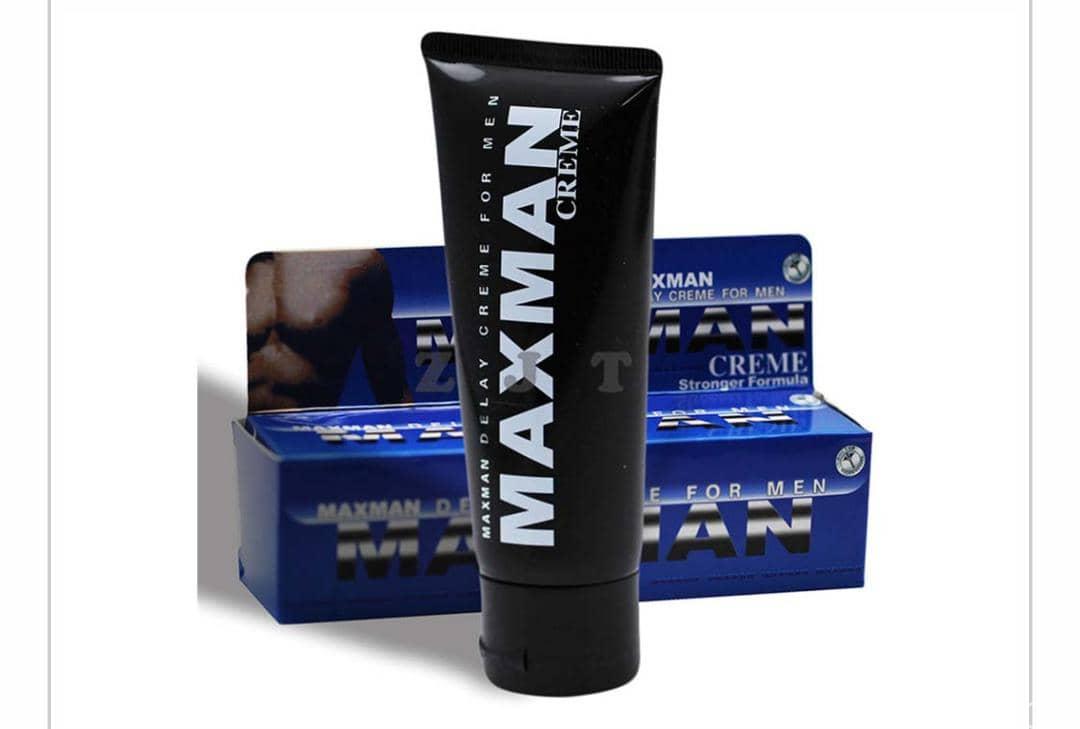 Maxman Delay Cream tube for premature ejaculation control and male stamina - Organics UG
