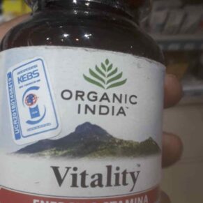 “ORGANIC INDIA Vitality – Natural Energy & Stamina Supplement