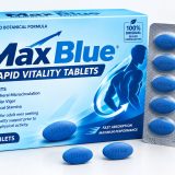 Max Blue rapid vitality tablets 40 pack for male stamina and circulation Uganda